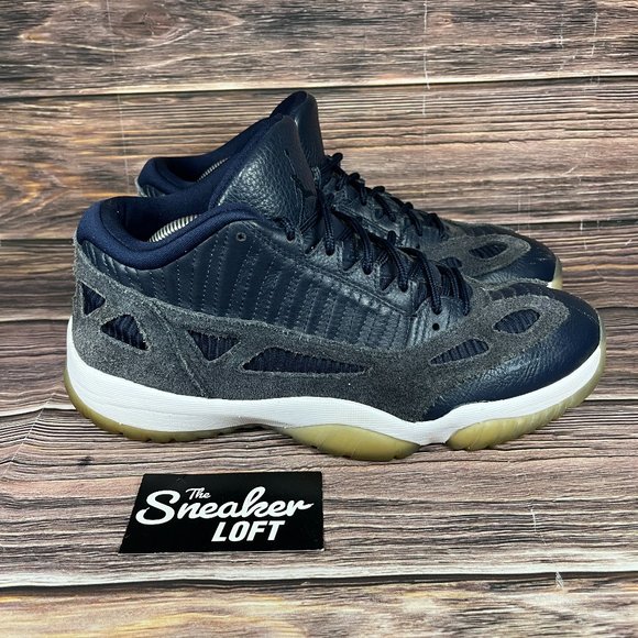Jordan‎ 11 Men's Retro Low IE Obsidian Men's Athletic Basketball Shoes